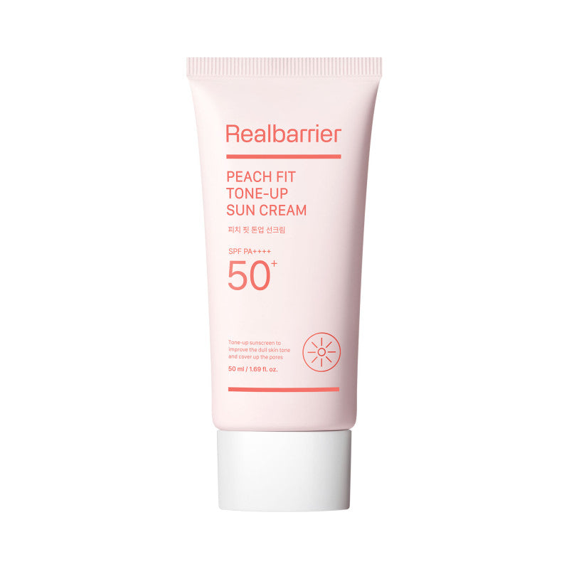 REAL BARRIER PEACH Hydratační opalovací krém se zesvětlujícím účinkem SPF50+ PA++++ 50 ml