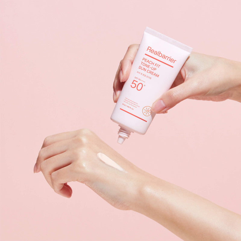 REAL BARRIER PEACH Hydratační opalovací krém se zesvětlujícím účinkem SPF50+ PA++++ 50 ml #2