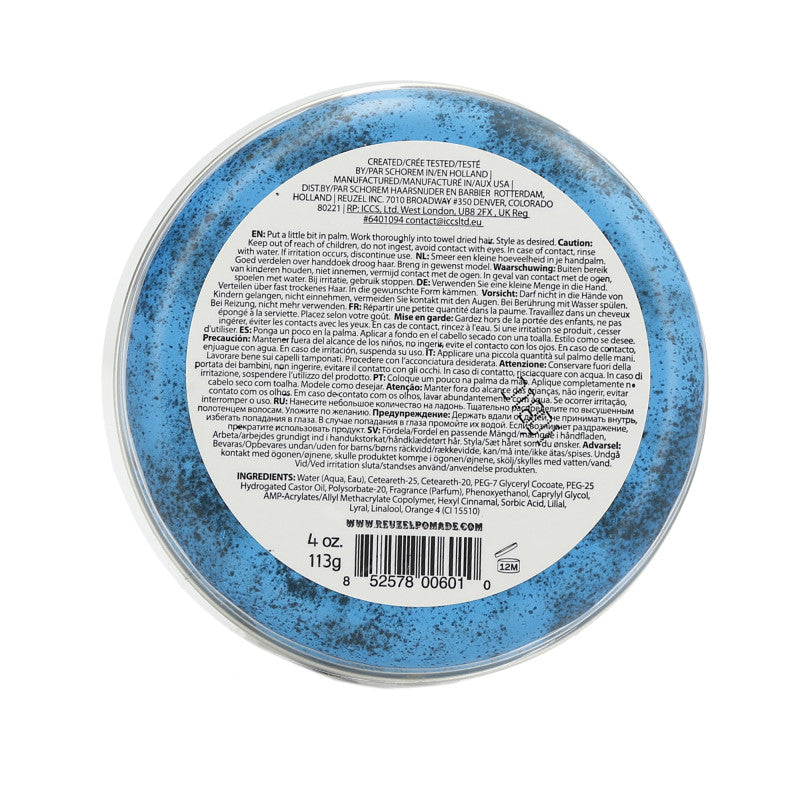 REUZEL Blue Niebieska pomada wodna do włosów 113 g #2