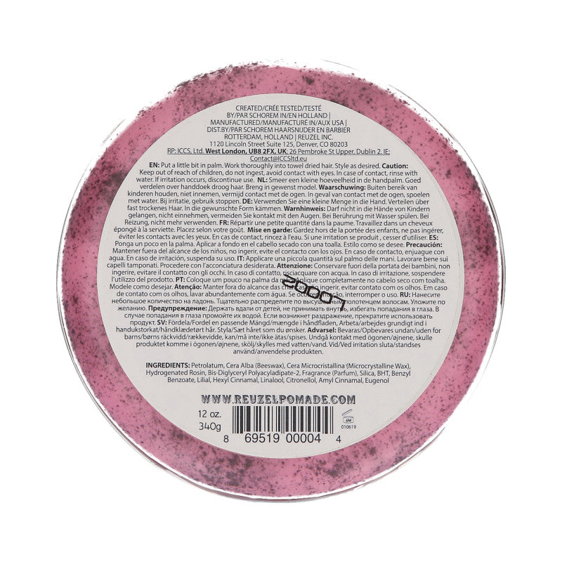 REUZEL Pink Różowa pomada woskowa do włosów 340 g #2