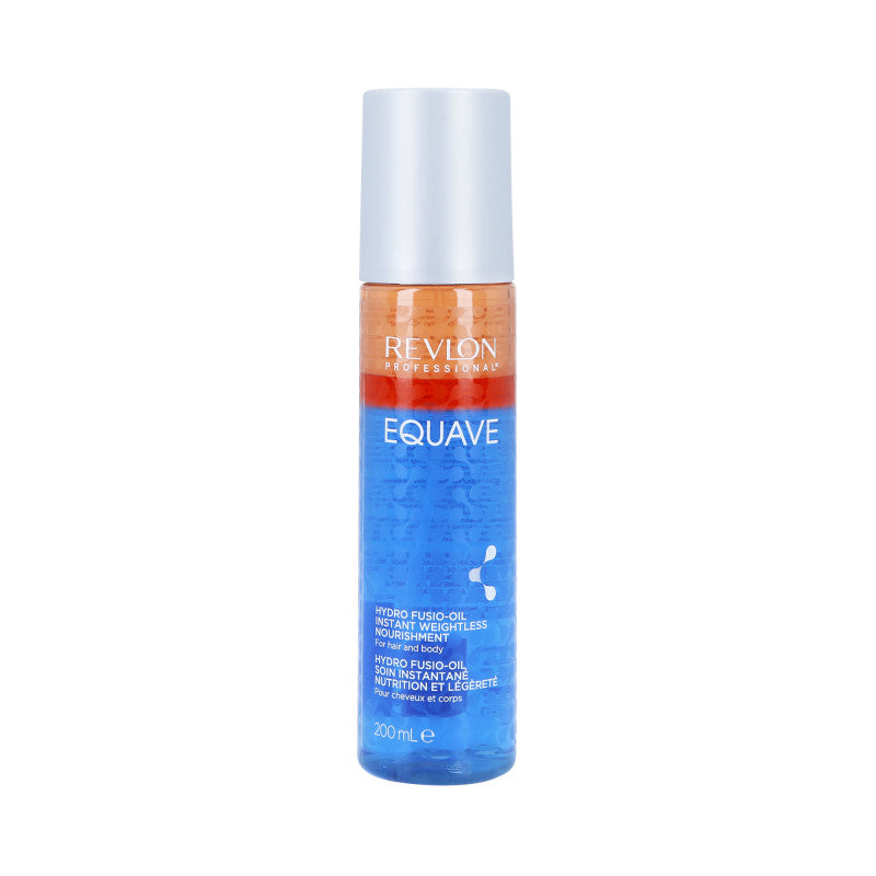 REVLON PROFESSIONAL EQUAVE HYDRA FUSIO-OIL Après-shampooing triphasé cheveux et corps 200 ml