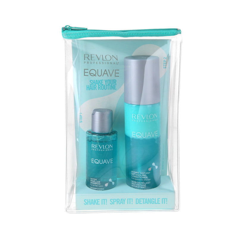 REVLON PROFESSIONAL EQUAVE HYDRO Coffret shampoing micellaire 100 ml + après-shampoing biphasé 200 ml