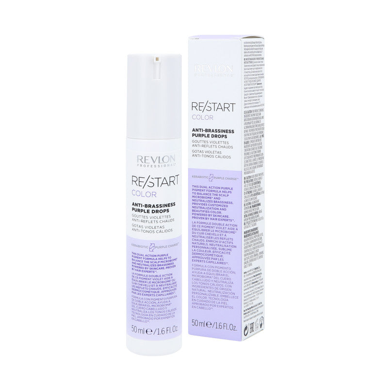 REVLON PROFESSIONAL RE/START COLOR ANTI-BRASSINESS Gouttes protégeant les cheveux blonds et neutralisant les tons jaunes 50 ml