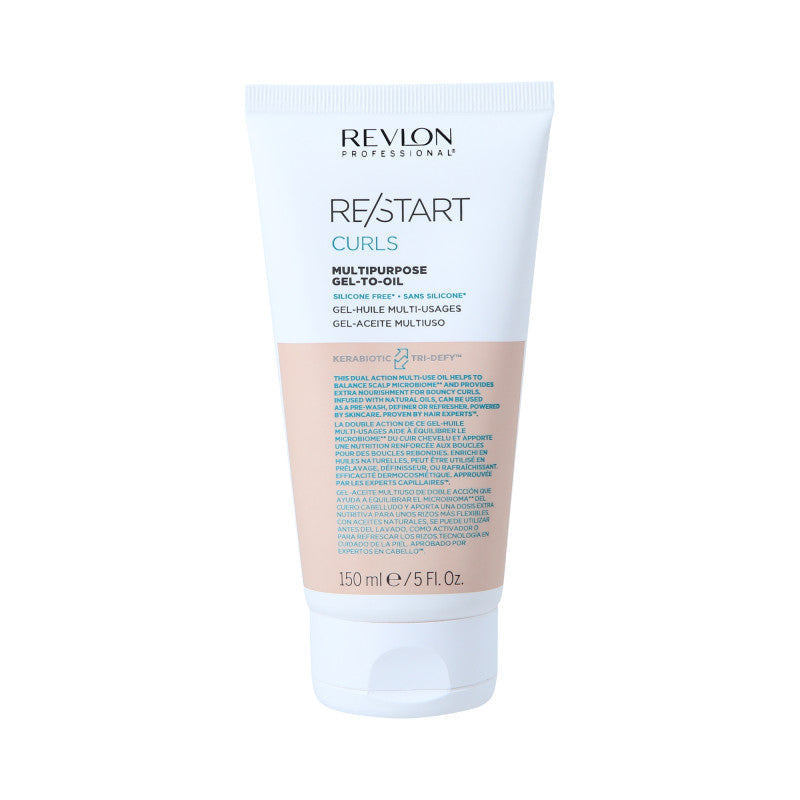 REVLON RE/START CURLS OIL Nawilżający olejek żelowy modelujący włosy kręcone 150 ml