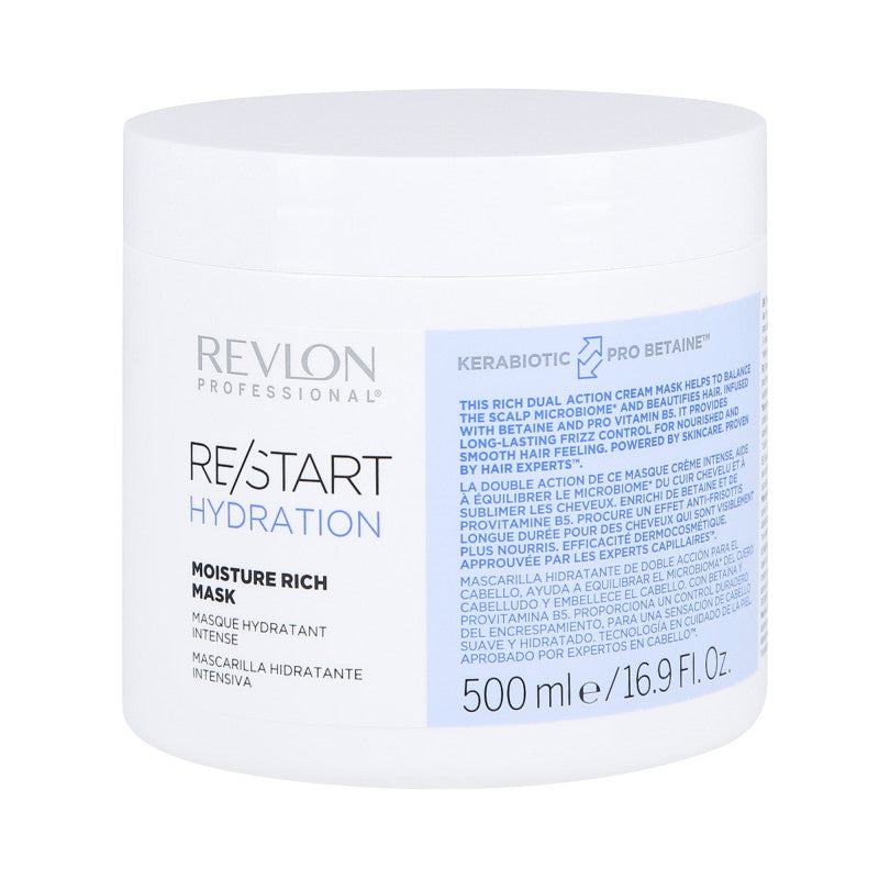 REVLON RE/START HYDRATION Bogata maska do włosów suchych 500 ml