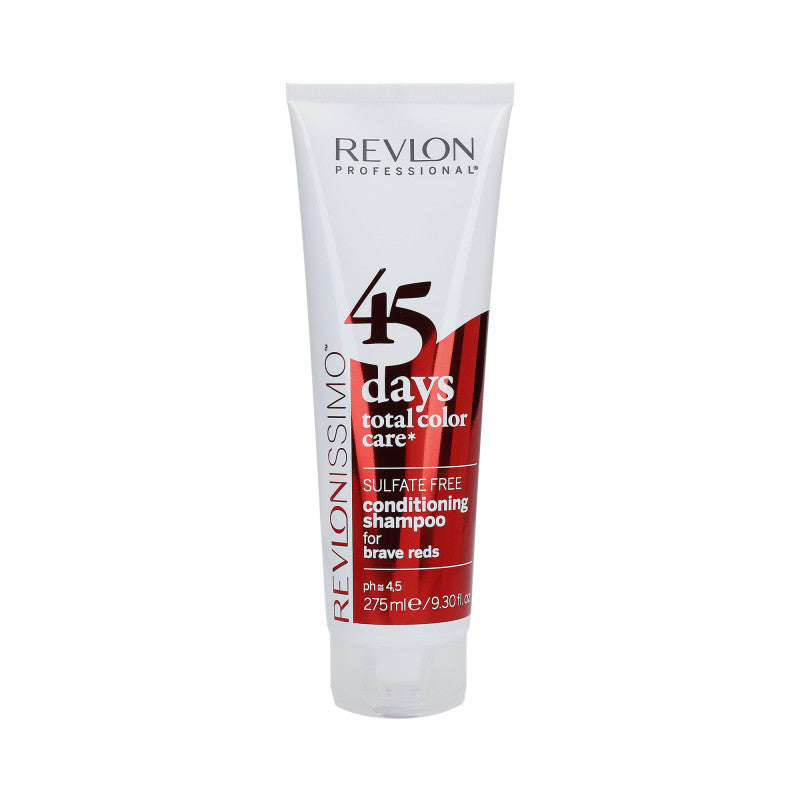 REVLON REVLONISSIMO 45 GIORNI Brave Reds Shampoo e balsamo mantenimento del colore 275 ml