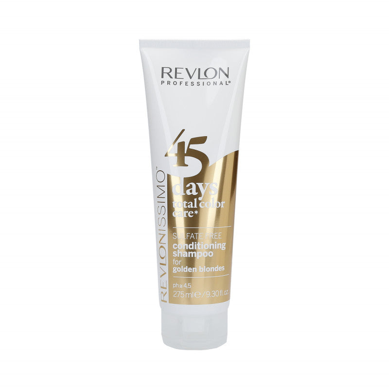 REVLON REVLONISSIMO 45 GIORNI Biondi Dorati Shampoo e balsamo mantenimento del colore 275 ml