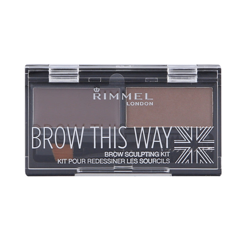 RIMMEL BROW THIS WAY Zestaw do konturowania brwi 002