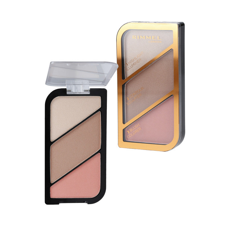RIMMEL Palette pour le contour du visage 002 Coral Glow 18.5g