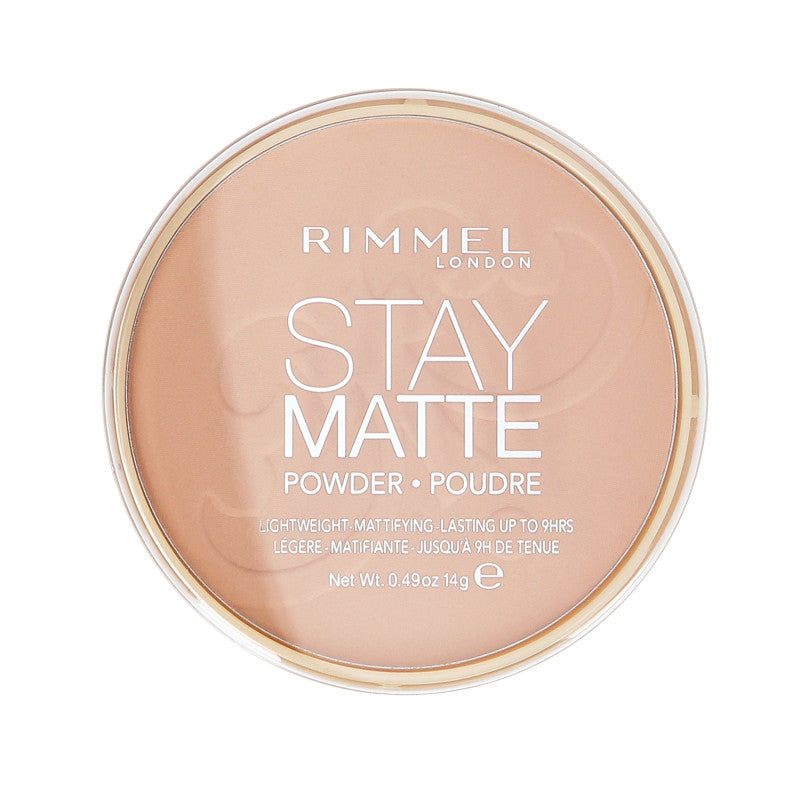 RIMMEL STAY MATTE LONG LASTING Matujący puder prasowany 004 Sandstorm 14 g