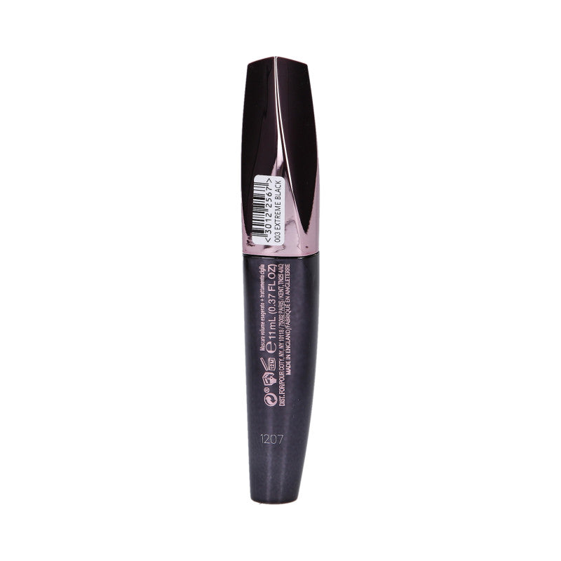 RIMMEL WONDER LUXE VOLUME Nährende Extreme Black Mascara 12ml #2