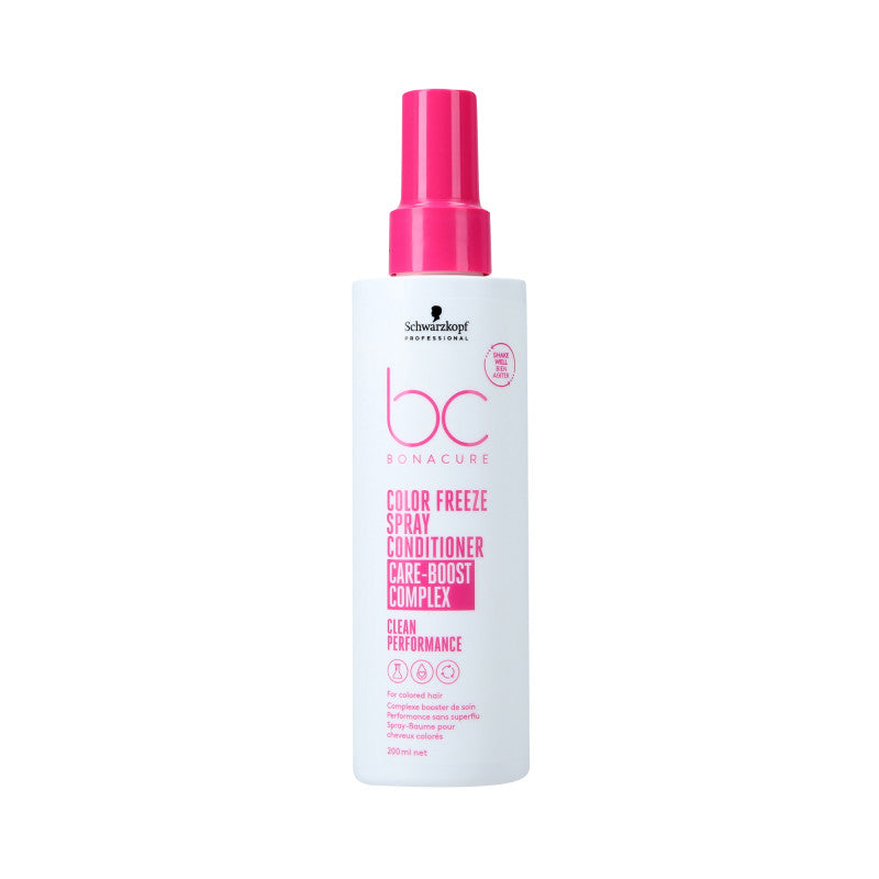 SCHWARZKOPF PROFESSIONAL BC COLOR FREEZE Dwufazowa odżywka w sprayu do włosów farbowanych 200 ml