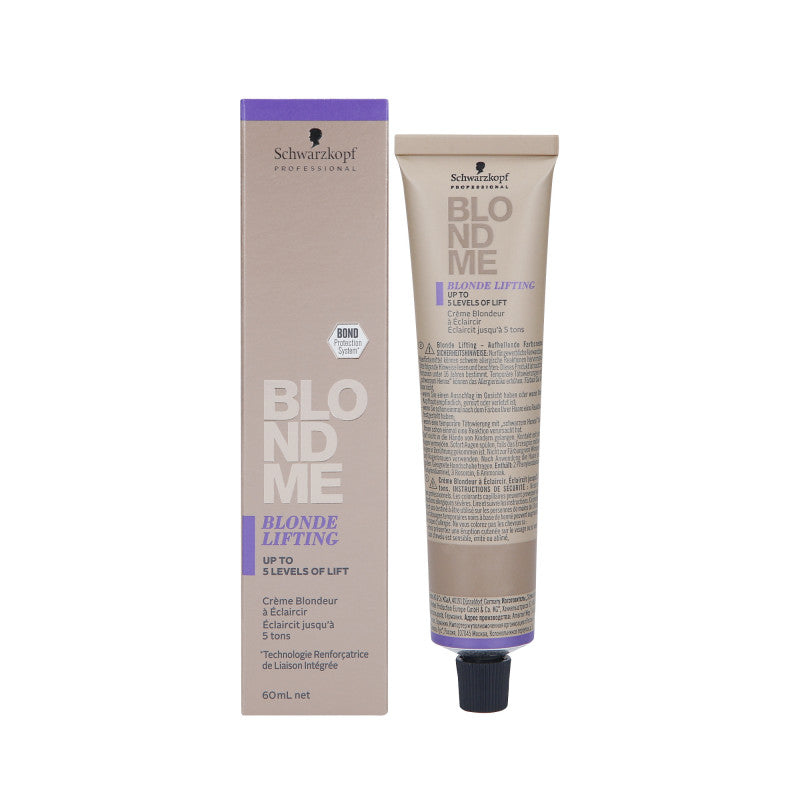 SCHWARZKOPF PROFESSIONAL BLONDME LIFTING Zesvětlující báze pro přirozené a odbarvené vlasy 60 ml