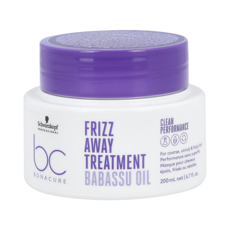 SCHWARZKOPF PROFESSIONAL BONACURE FRIZZ AWAY Uhlazující maska ​​pro krepaté vlasy 200 ml