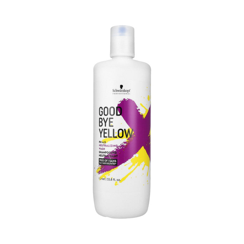 SCHWARZKOPF PROFESSIONAL GOODBYE YELLOW Šampon pro neutralizaci barvy 1000 ml