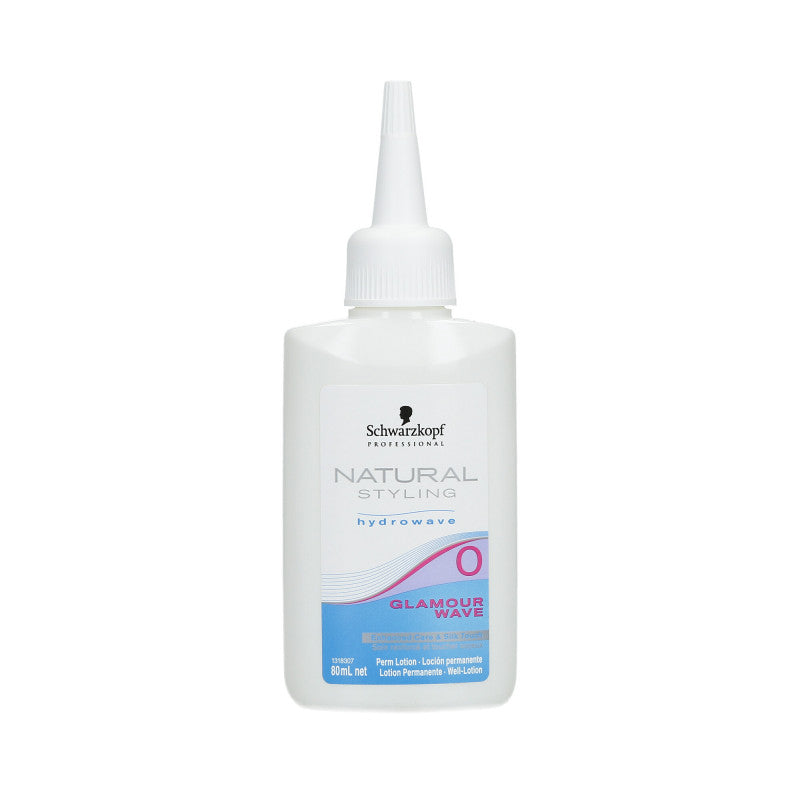 SCHWARZKOPF PROFESSIONAL NATURAL STYLING Glamour Wave 0 tekutina s permanentní vlnou 80 ml