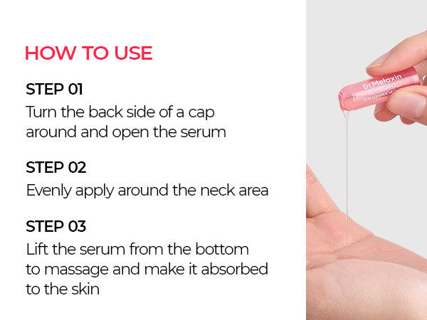 DR.MELAXIN NECKSPHALT LINE Fiale per la cura della pelle del collo 10 x 1,5 ml #3