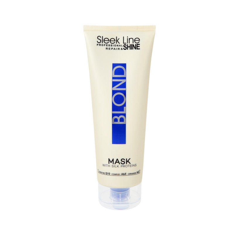 STAPIZ SLEEK LINE BLOND Masque en soie pour cheveux blonds et gris 250 ml
