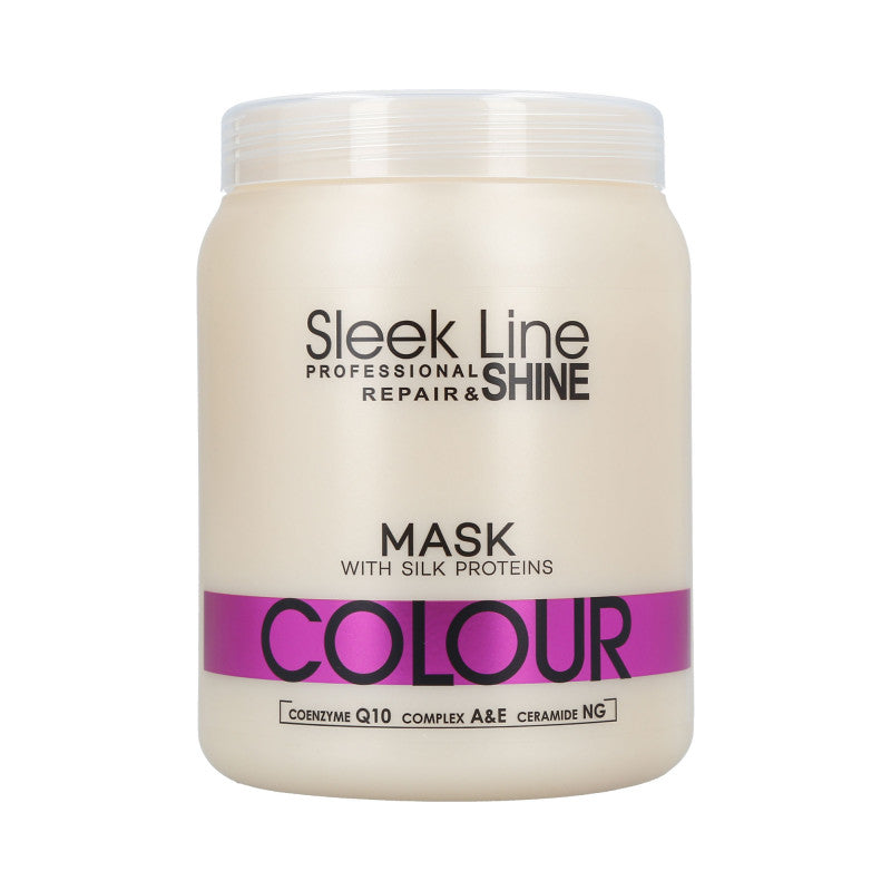 STAPIZ SLEEK LINE COLOUR Masque en soie pour cheveux colorés 1000 ml