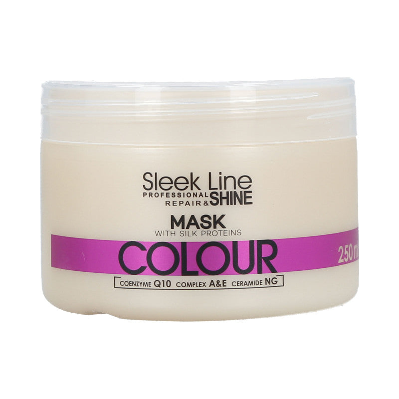STAPIZ SLEEK LINE COLOUR Masque en soie pour cheveux colorés 250 ml