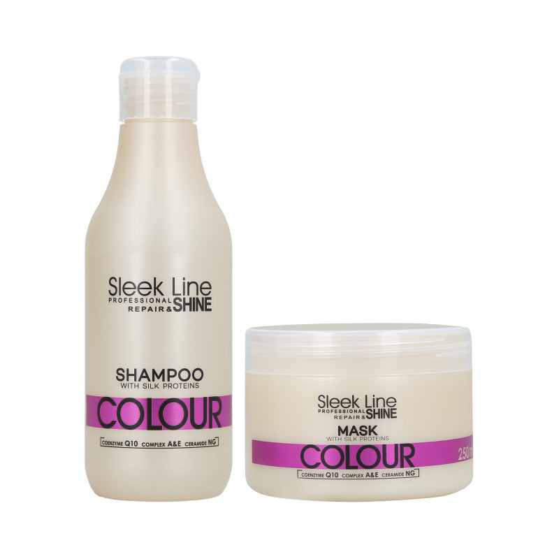 STAPIZ SLEEK LINE COLOR Shampoing 300 ml + Masque 250 ml