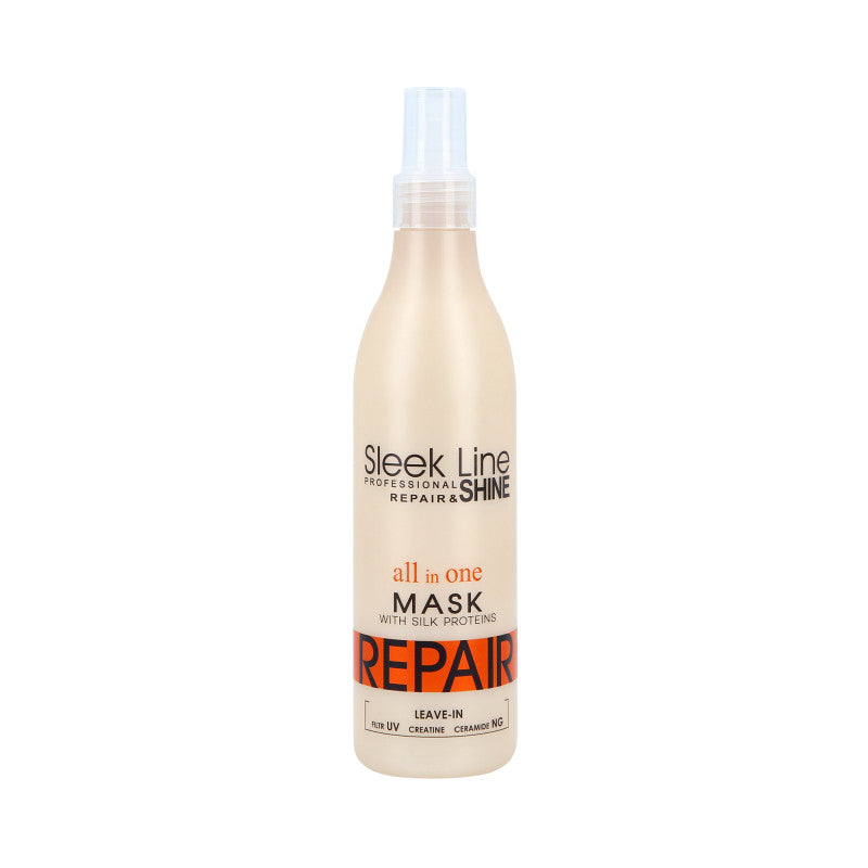 STAPIZ SLEEK LINE REPAIR ALL IN ONE Výživná maska ​​na vlasy ve spreji bez oplachování 300 ml