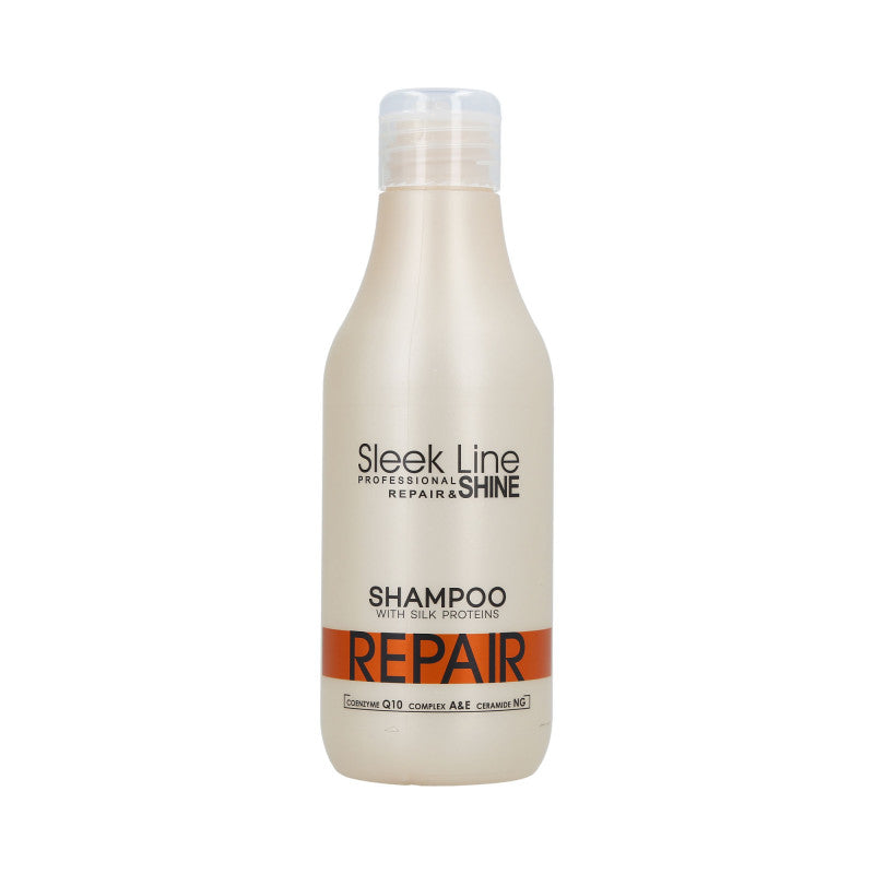 STAPIZ SLEEK LINE REPAIR Shampoing à la soie pour cheveux abîmés 300 ml