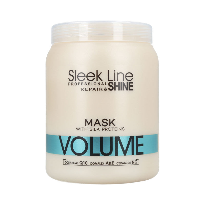 STAPIZ SLEEK LINE VOLUME Hedvábná maska ​​pro jemné vlasy 1000 ml