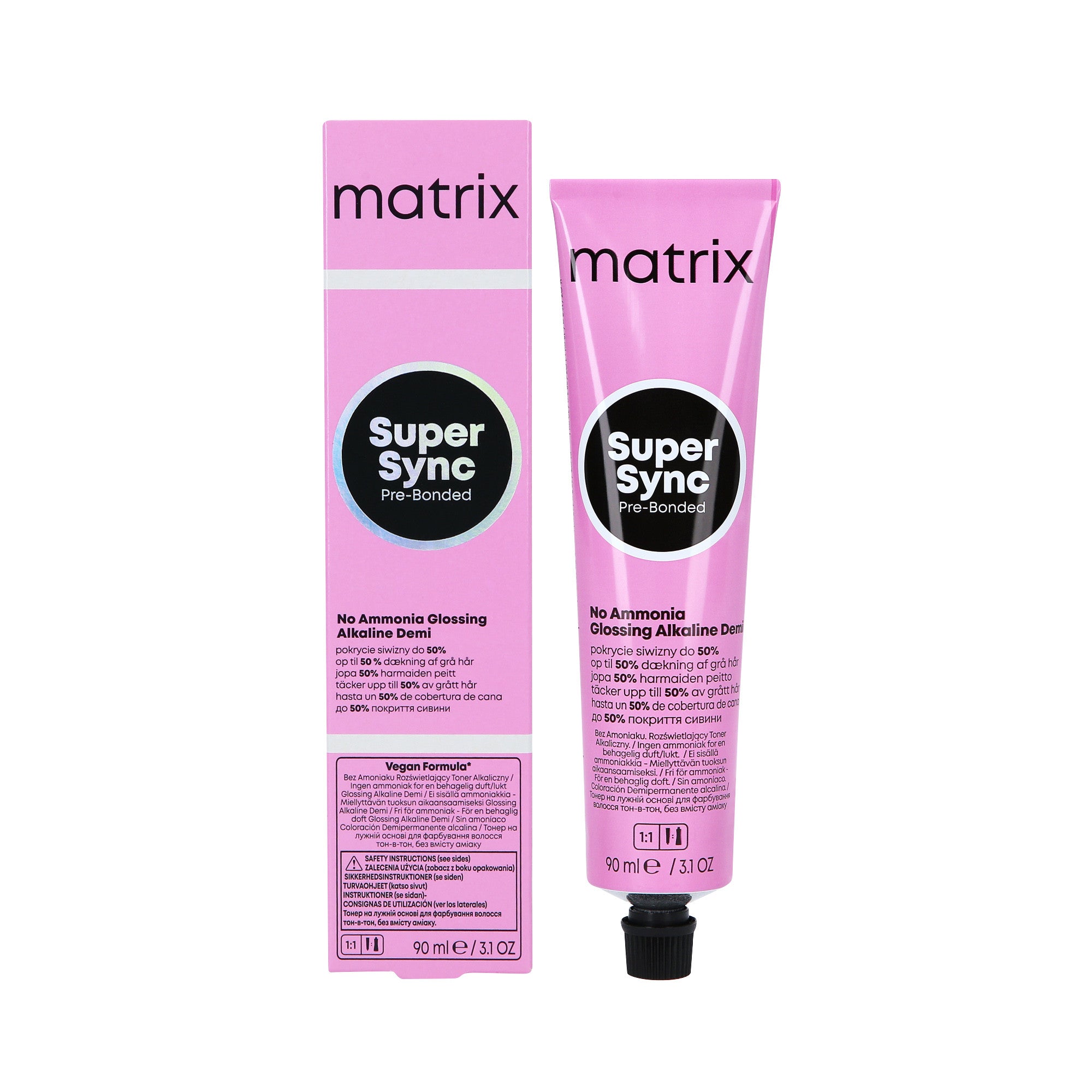 MATRIX SUPER SYNC PRE-BONDED Alkalický toner na vlasy 90 ml