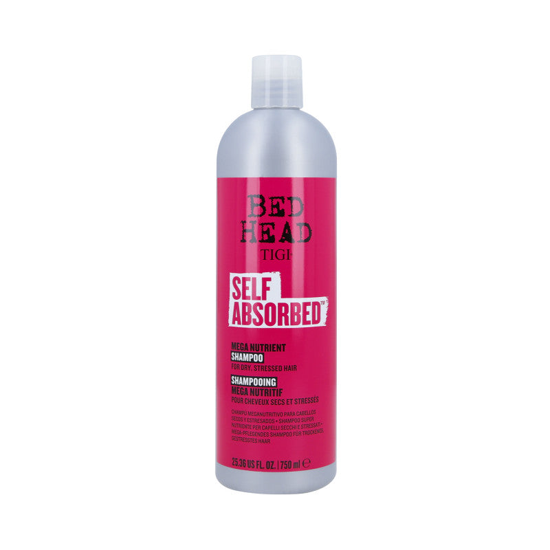 TIGI BED HEAD SELF ABSORBED Hydratační šampon pro suché a oslabené vlasy 750 ml