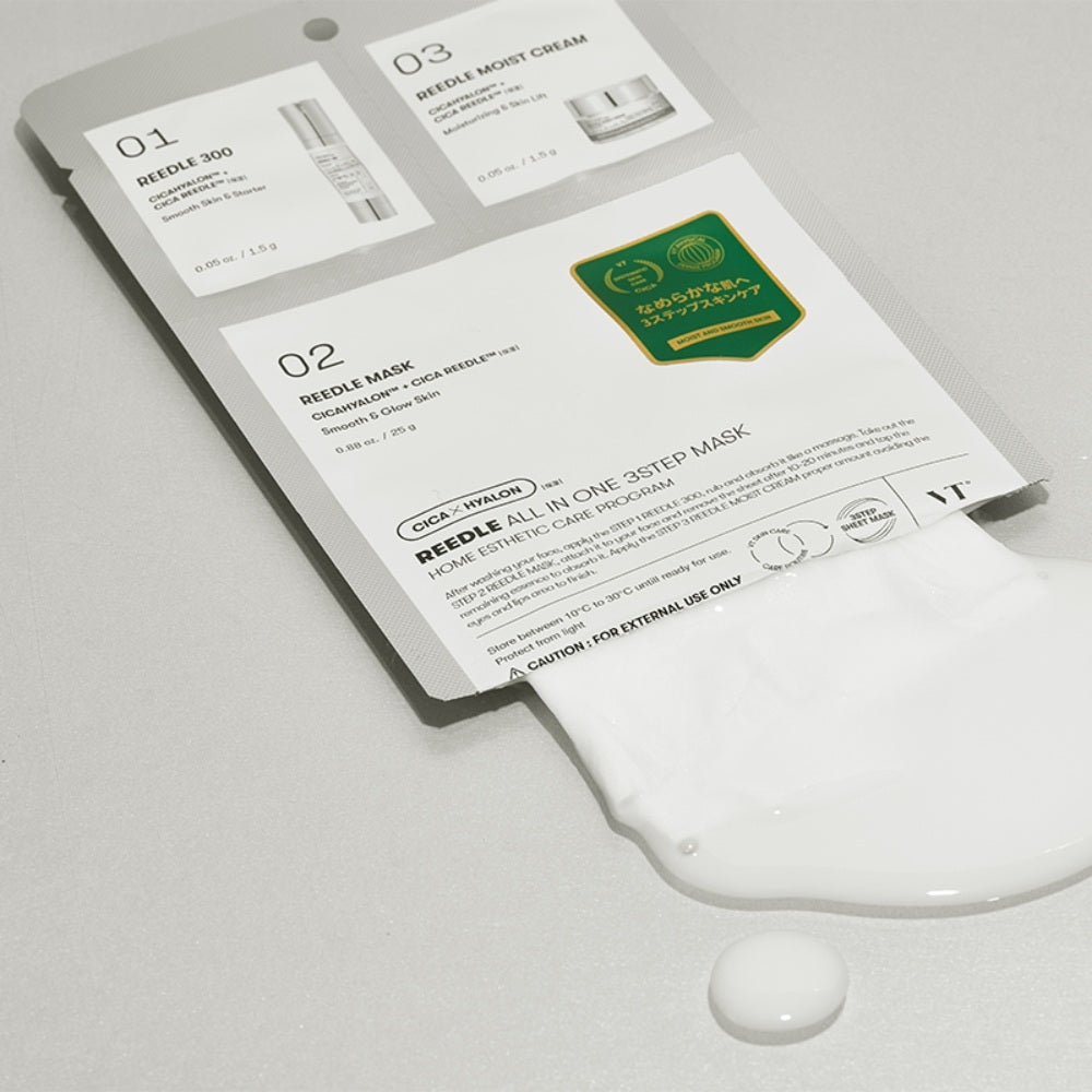 VT COSMETICS REEDLE SHOT ALL IN ONE 3STEP Zestaw pielęgnacyjny 3-etapowy #2