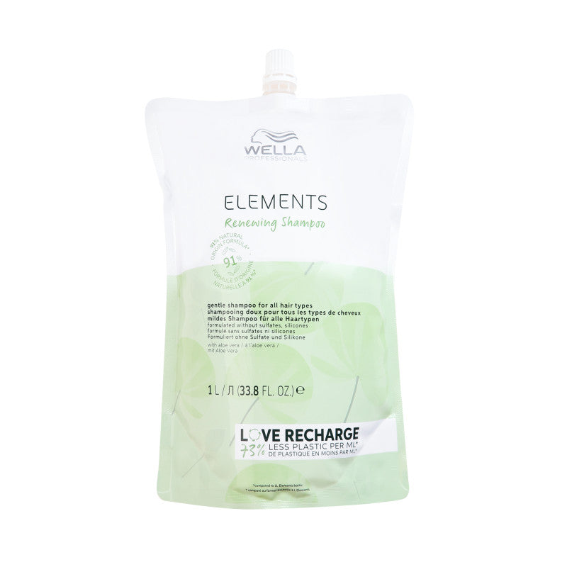 WELLA PROFESSIONALS ELEments RENEWING REFILL Shampoo lisciante 1000 ml