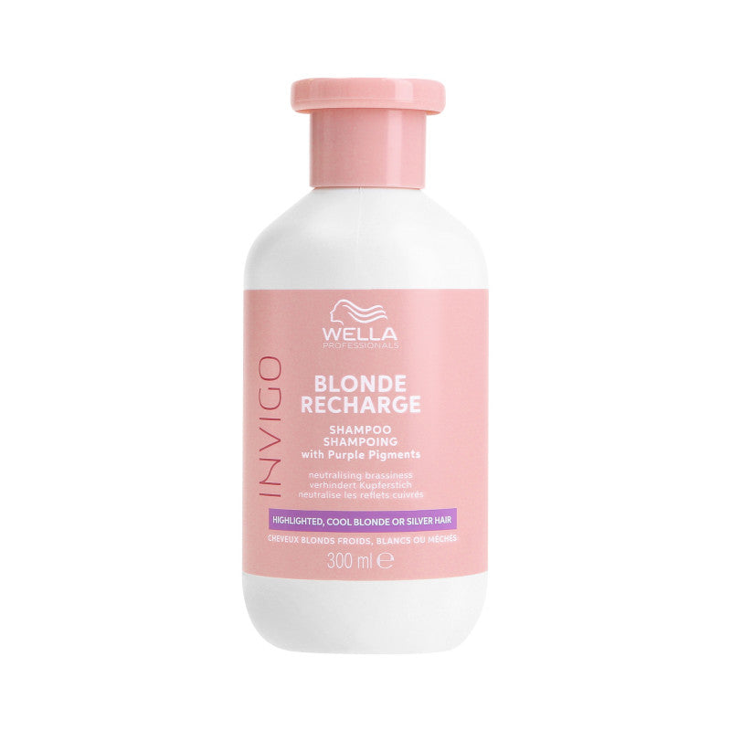 WELLA PROFESSIONALS INVIGO BLONDE RECHARGE Shampoing pour cheveux blonds 300 ml
