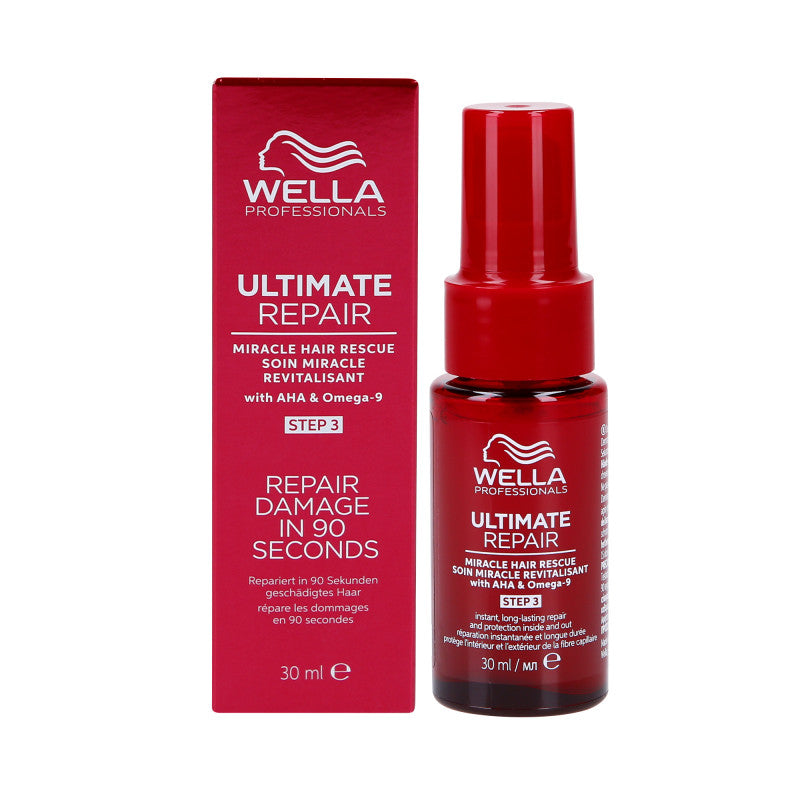 WELLA PROFESSIONALS ULTIMATE REPAIR MIRACLE HAIR RESCUE Ochranné opravující a vyhlazující sérum 30ml