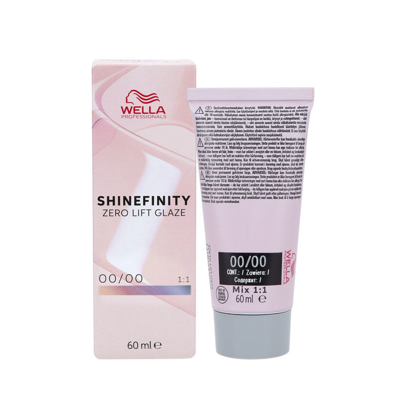WELLA SHINEFINITY ZERO LIFT GLAZE Krem koloryzujący półtrwały 60 ml