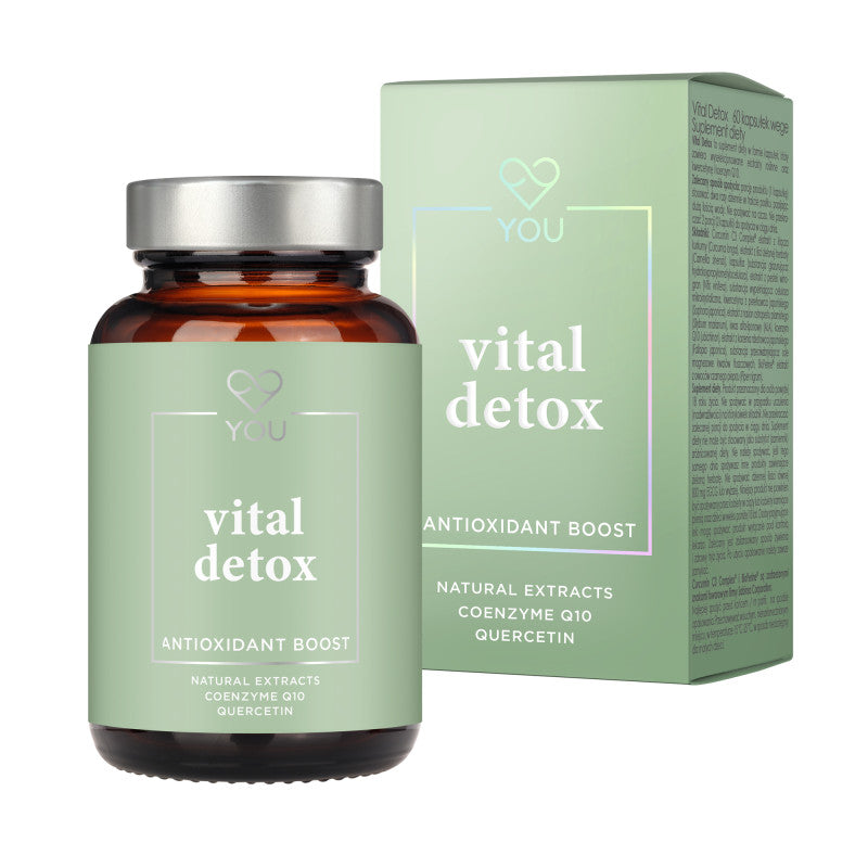 YOU VITAL DETOX Körperreinigungsergänzung 60 Kapseln
