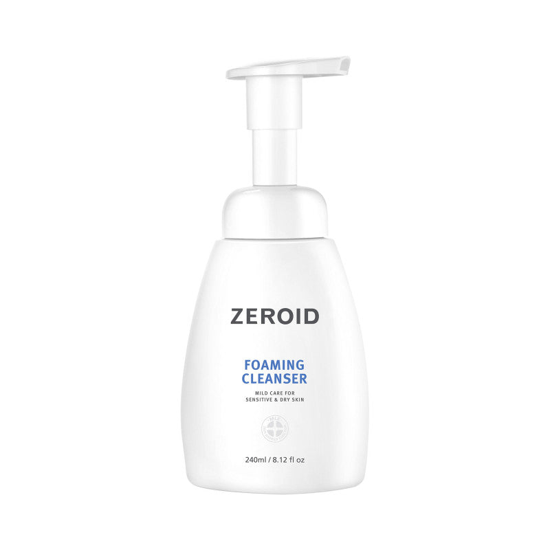ZEROID Hypoallergener Reinigungsschaum für trockene und empfindliche Haut 240 ml