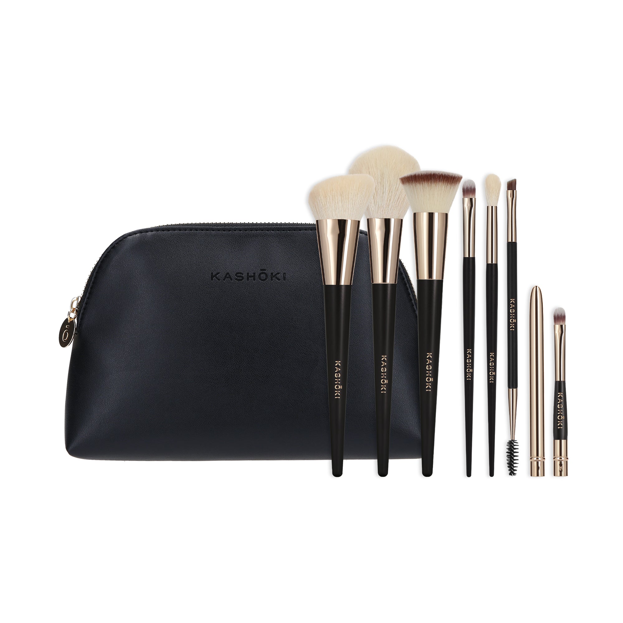 KASHŌKI Set di pennelli con trousse per cosmetici